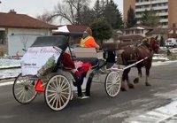 Santa leaving Strathcona Cres (2020)